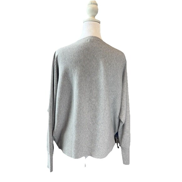 Nine West Sweater Women's Dolman Size XL Gray Heather Long Sleeve - Picture 4 of 10
